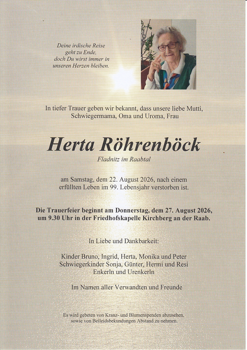 Parte Herta Röhrenböck