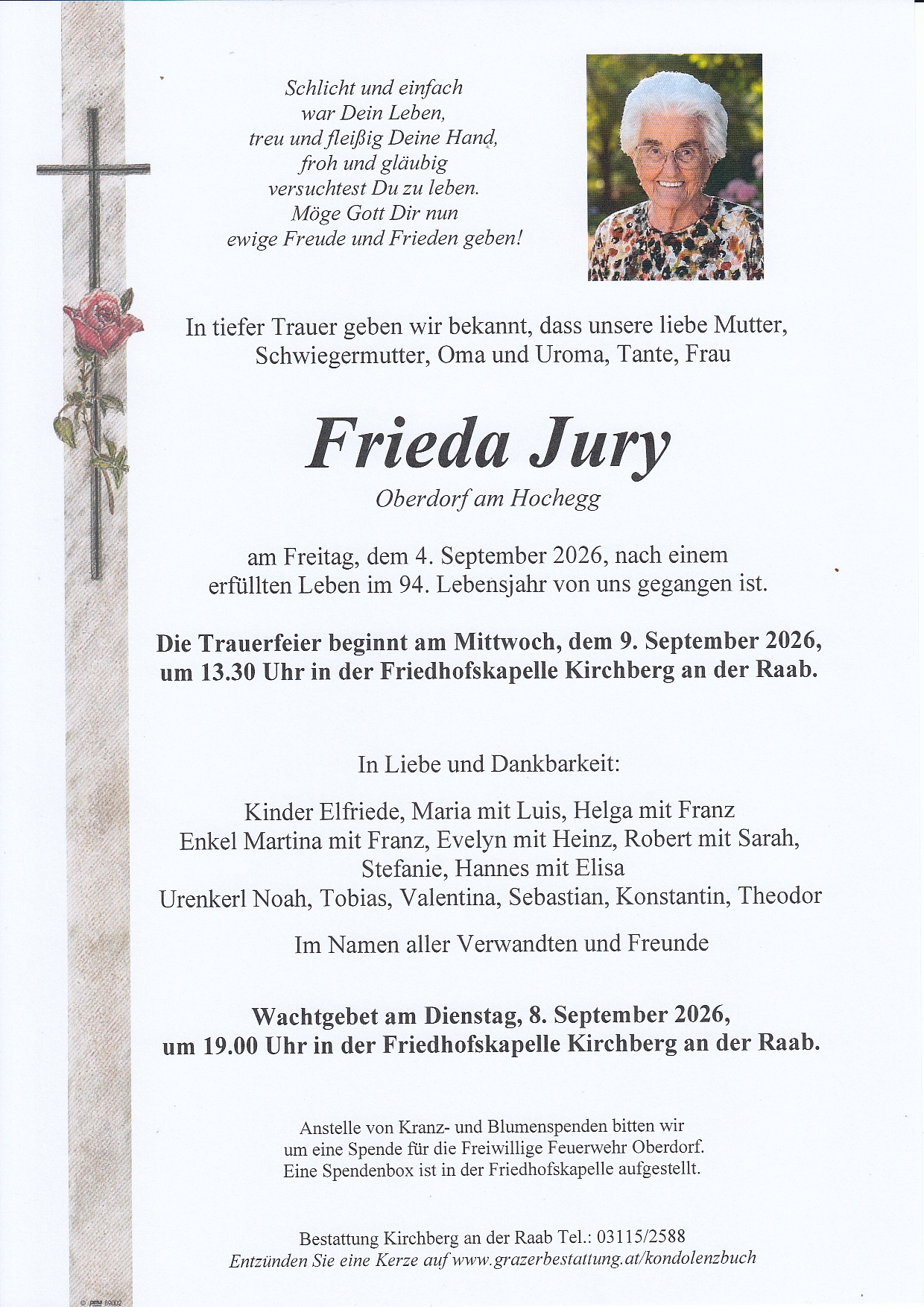 Parte Frieda Jury