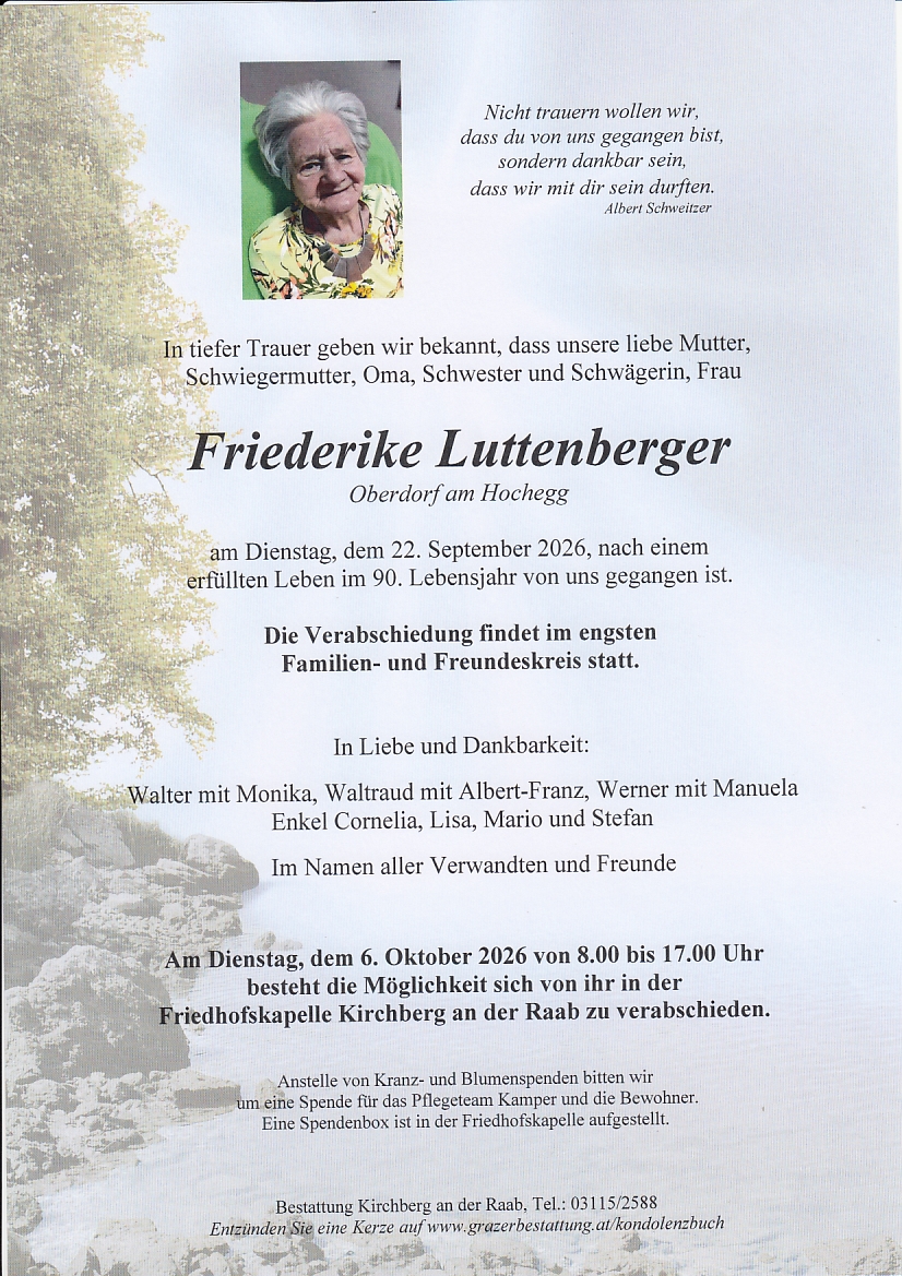 Parte Friederike Luttenberger