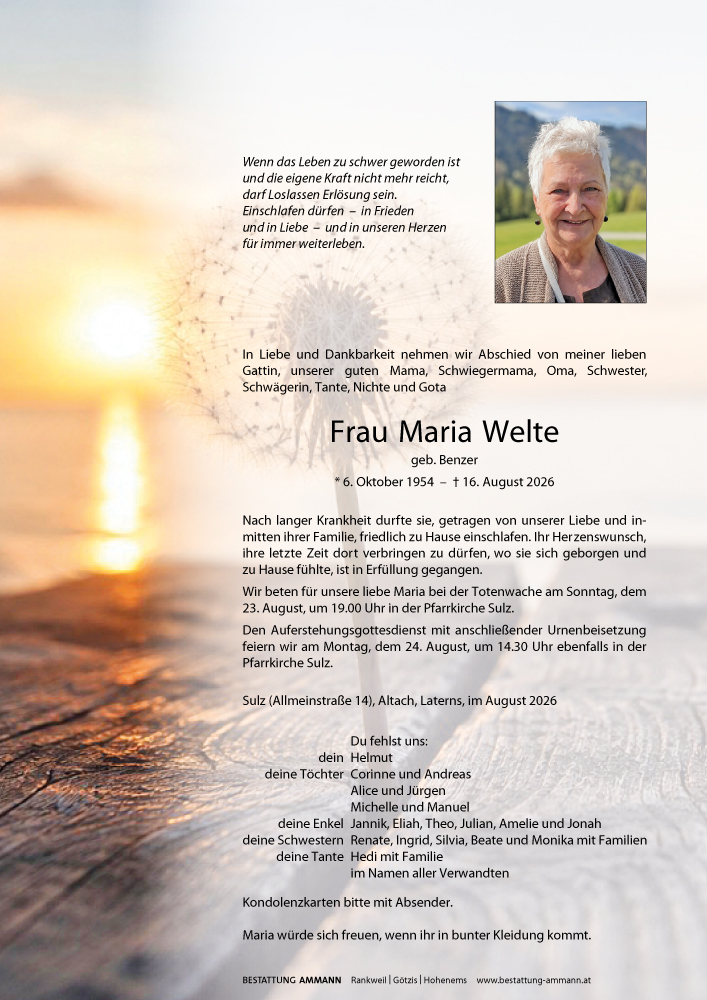 Parte Maria Welte