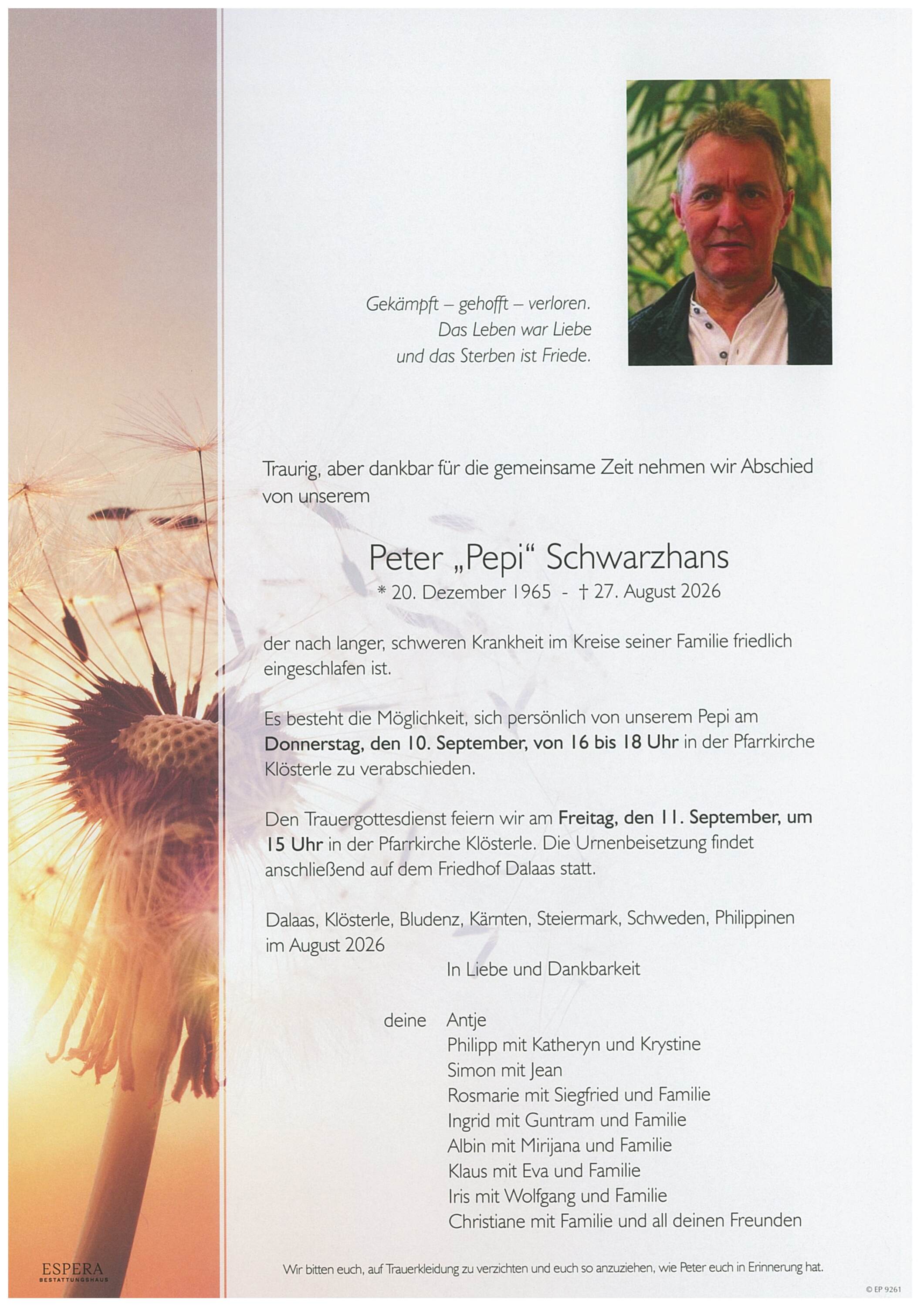 Parte Peter Schwarzhans