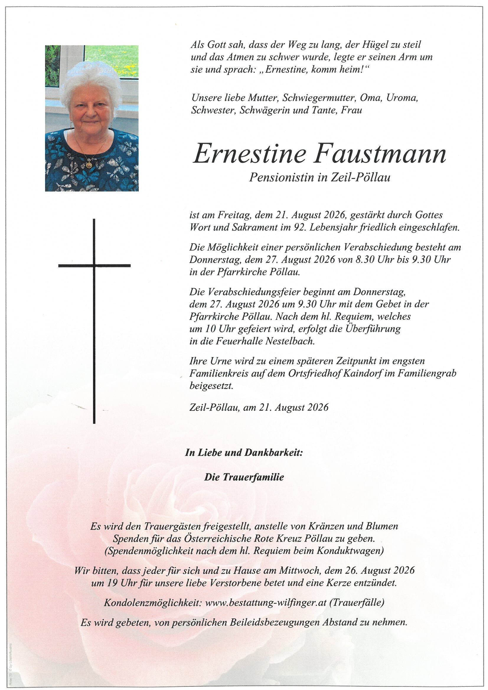 Parte Faustmann Ernestine