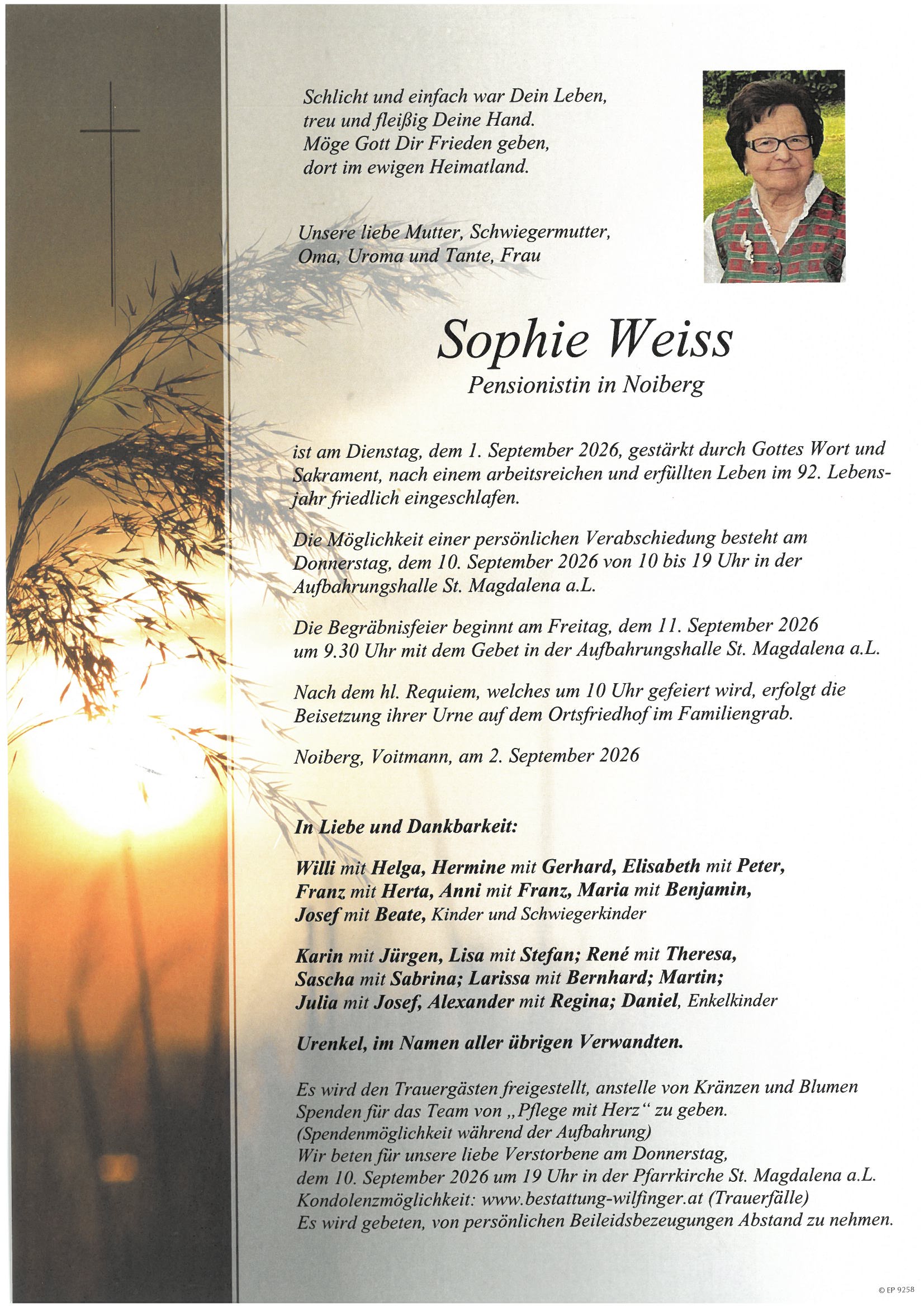 Parte Weiss Sophie