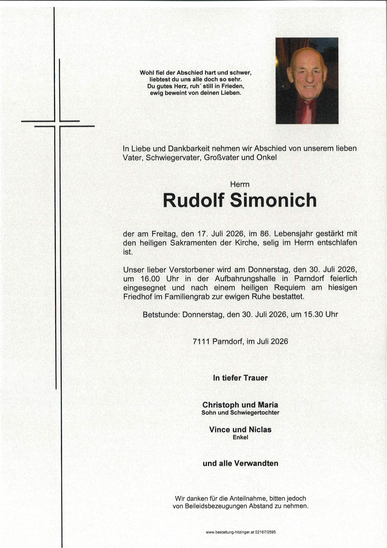 Parte Rudolf Simonich