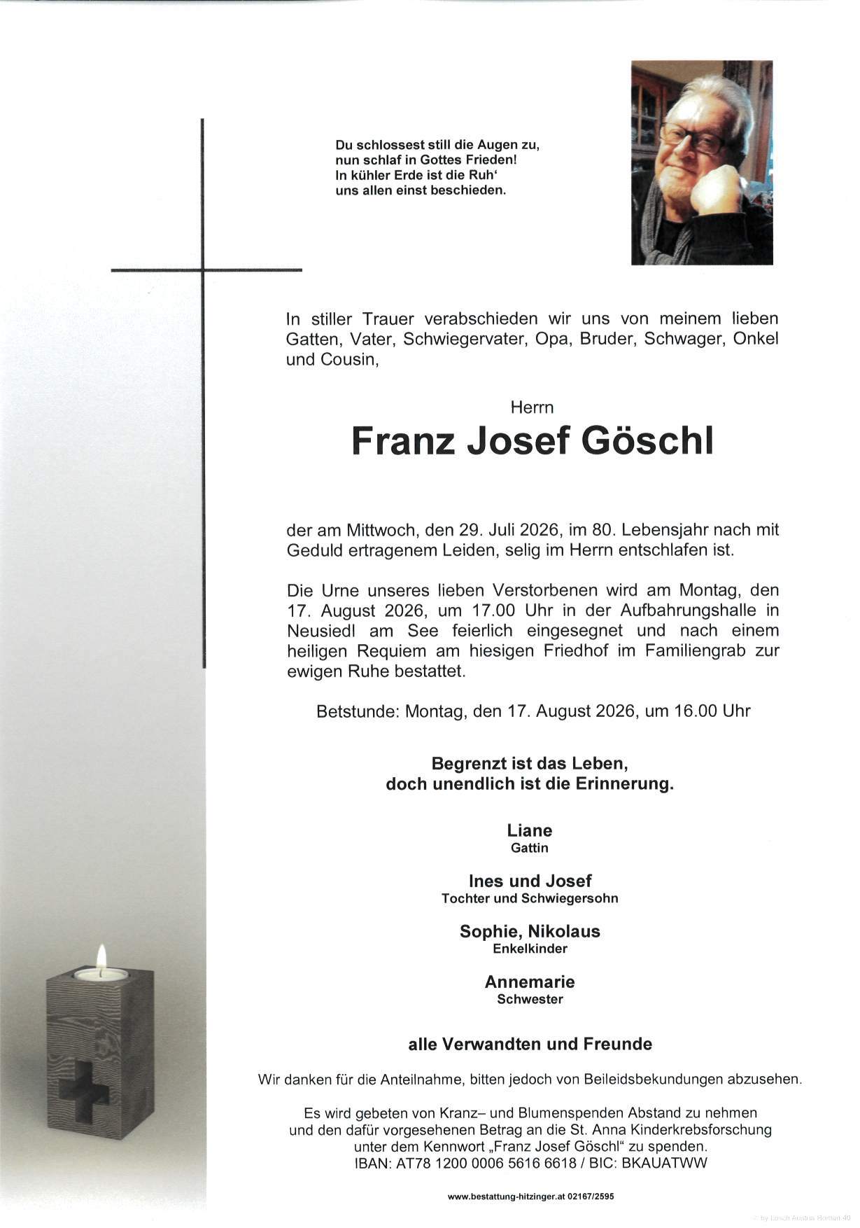 Parte Franz Josef Göschl