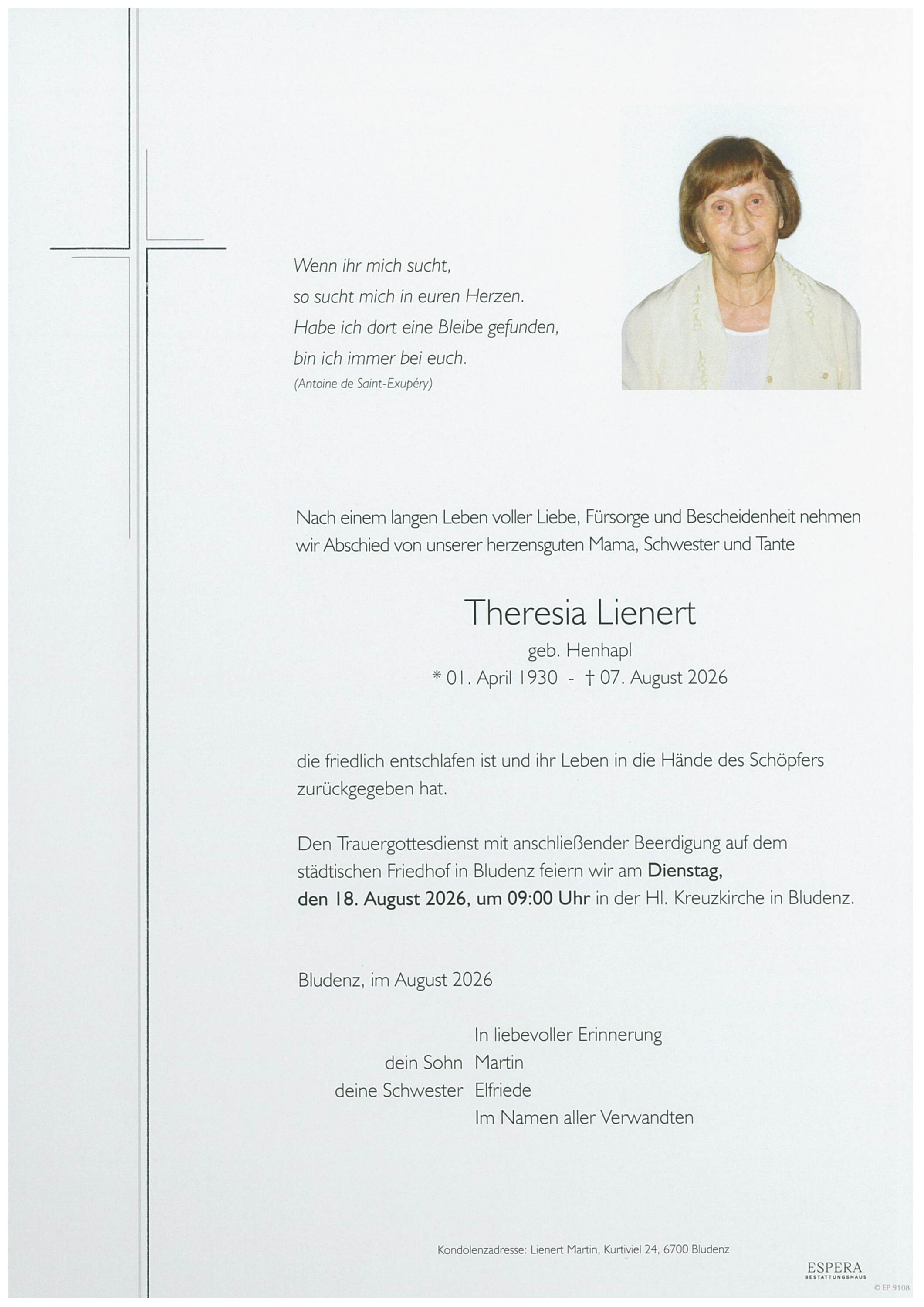 Parte Theresia Lienert